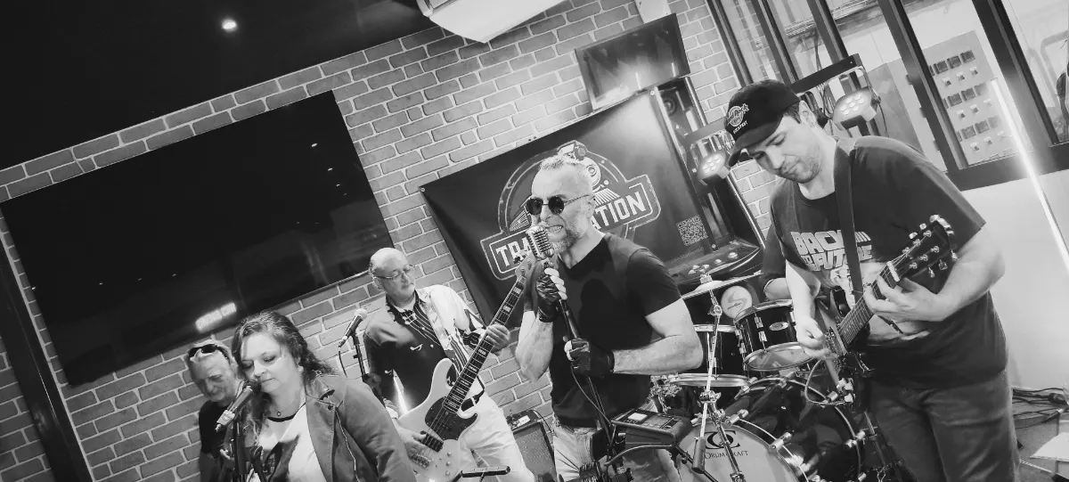 Train Station band performing at a gig