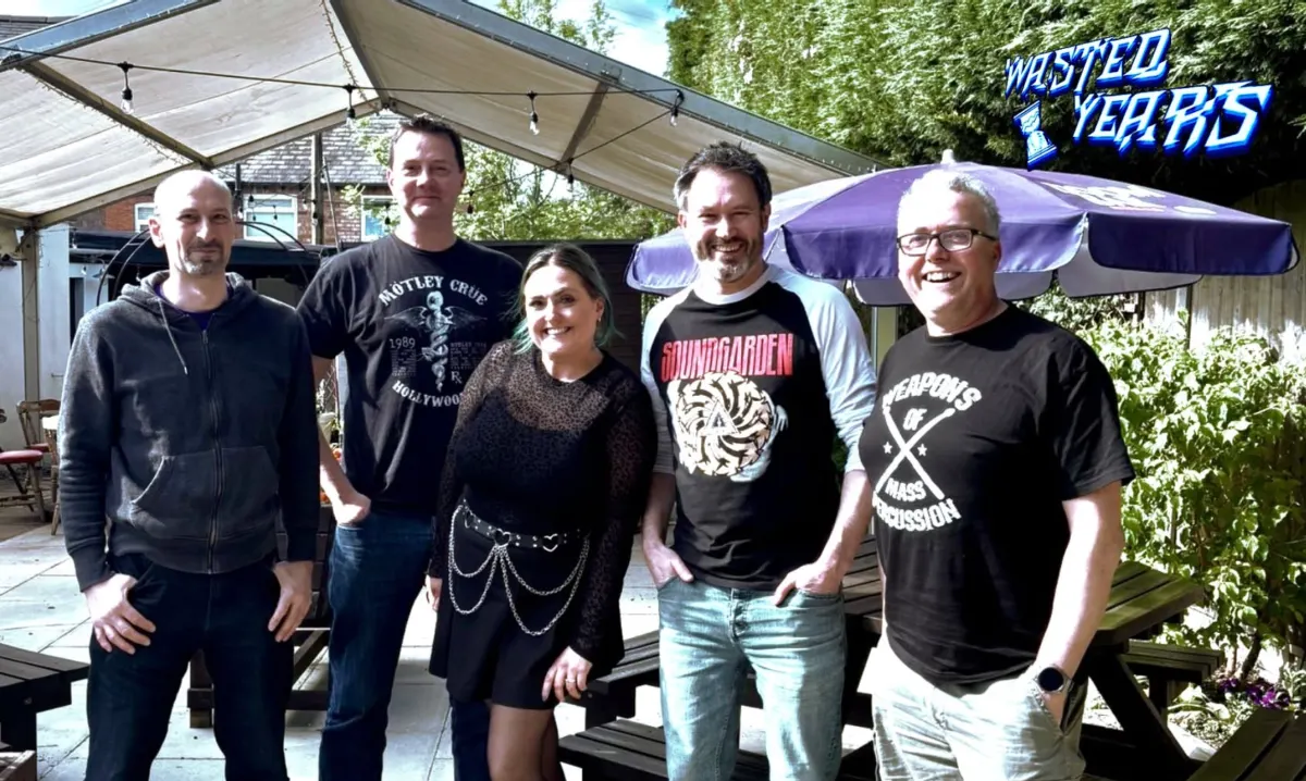Wasted Years Band group photo