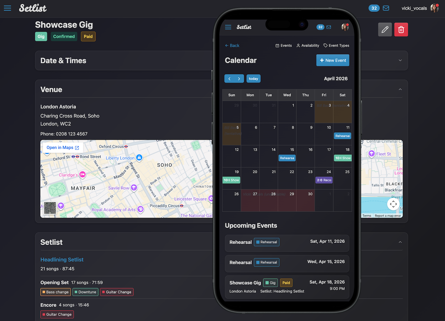 Events and Calendar